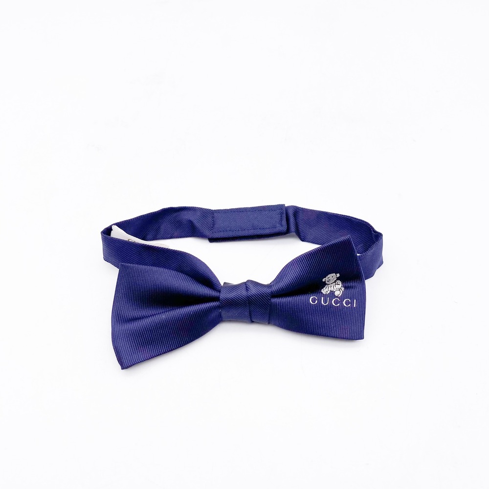 Gucci Kids Blue Silk‎ Bowtie